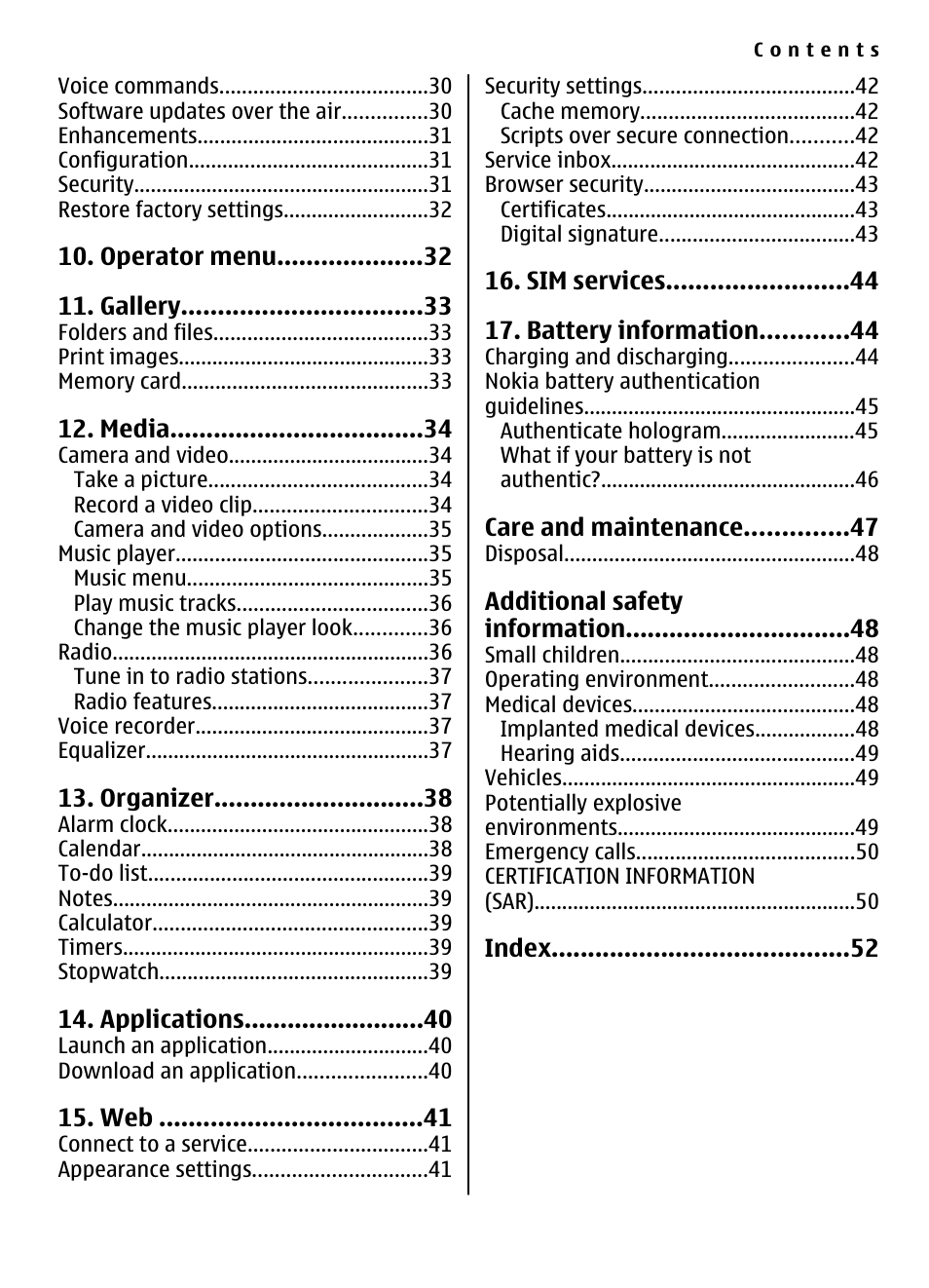 Nokia 5310 User Manual | Page 6 / 114