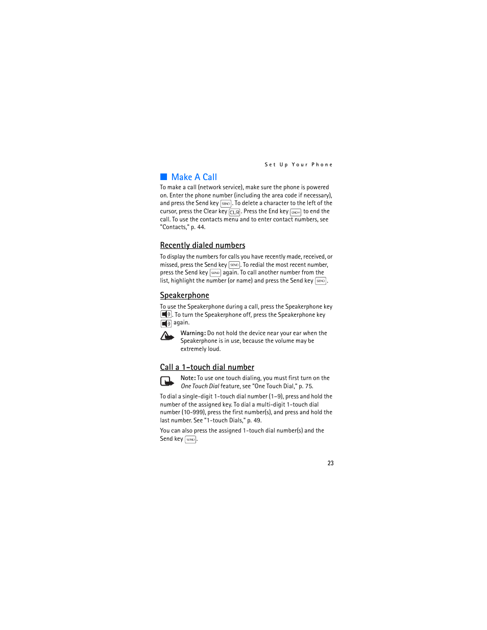 Make a call | Nokia 2605 User Manual | Page 24 / 101
