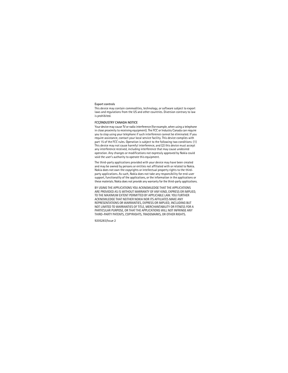 Nokia 2605 User Manual | Page 4 / 101