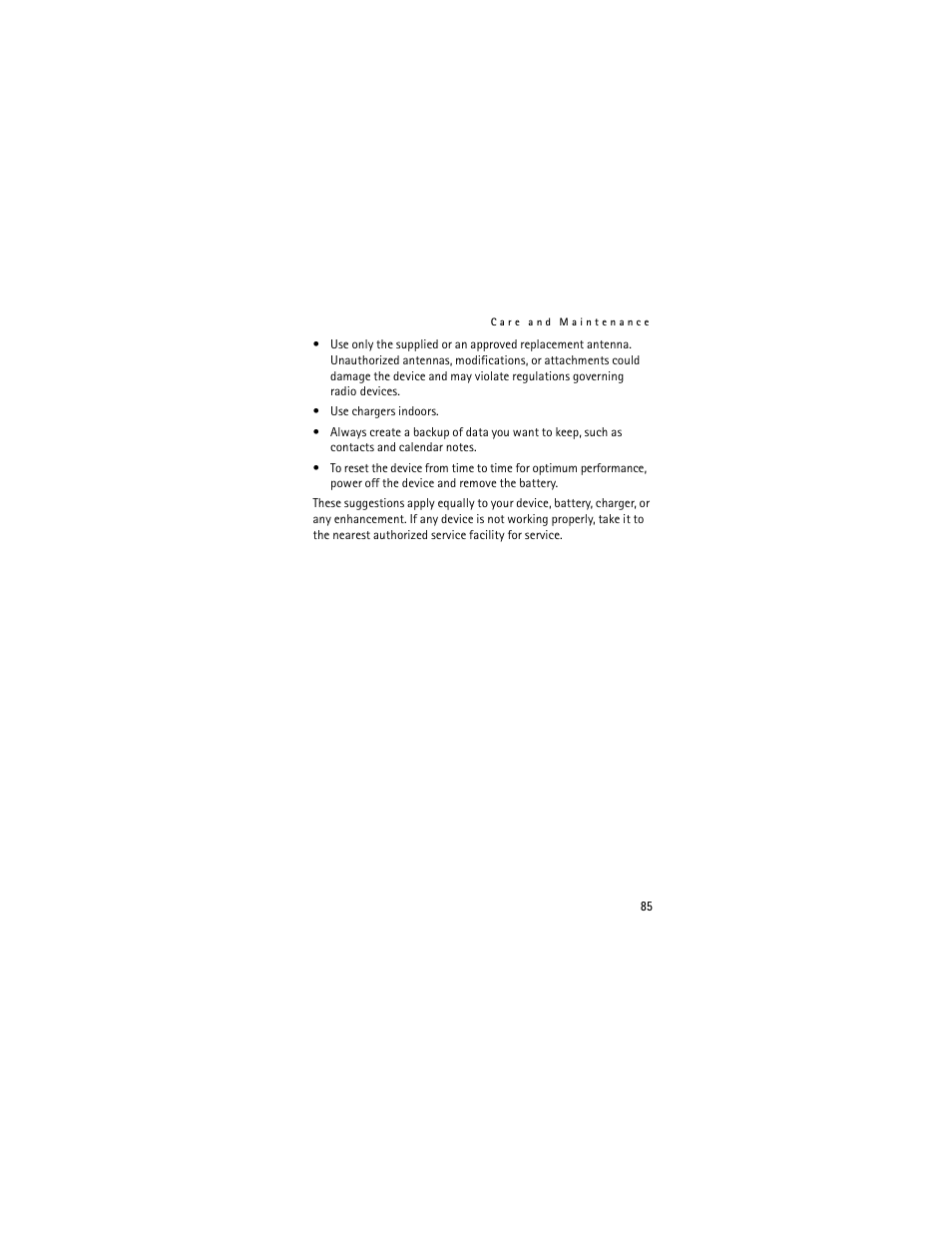 Nokia 2605 User Manual | Page 86 / 101