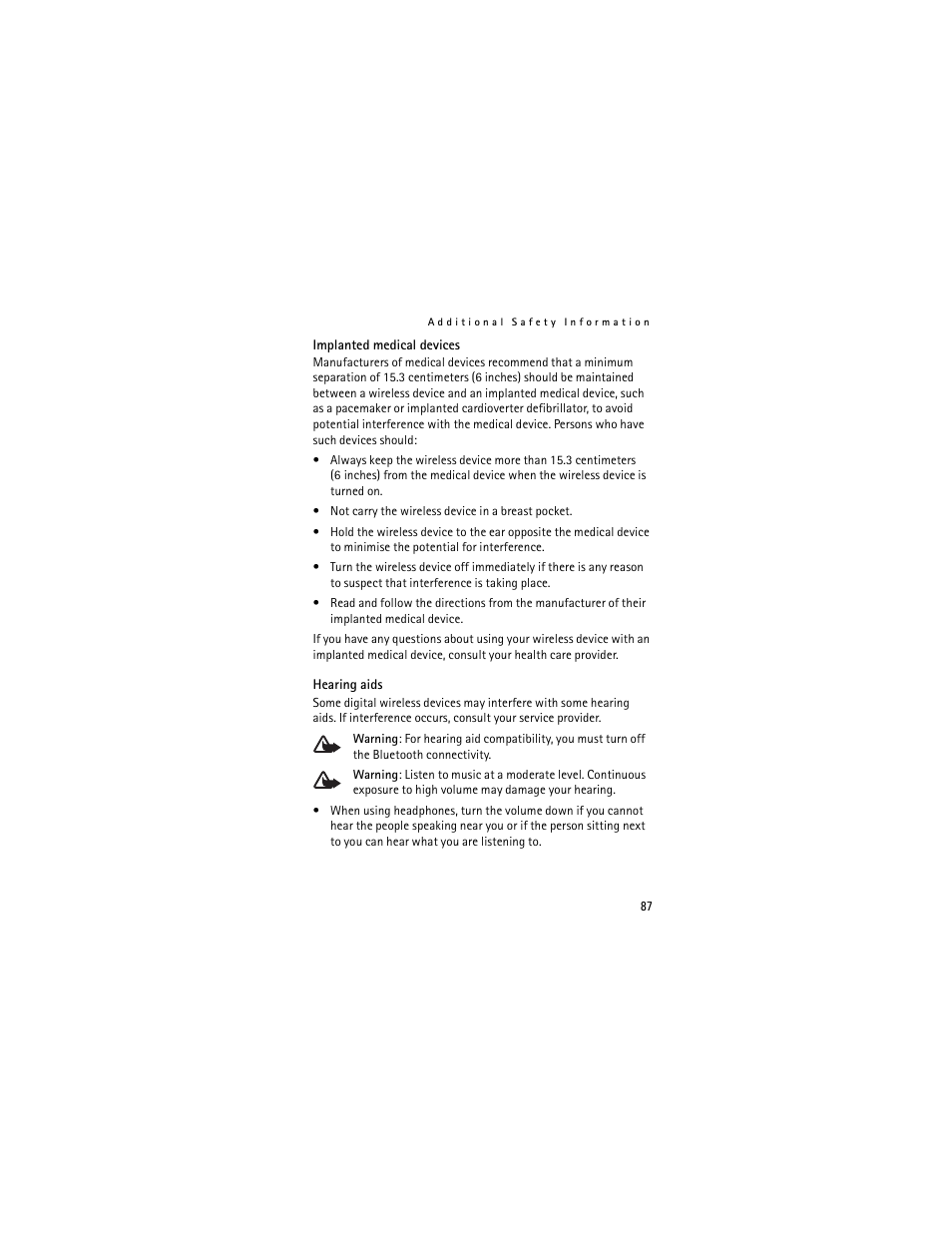 Nokia 2605 User Manual | Page 88 / 101