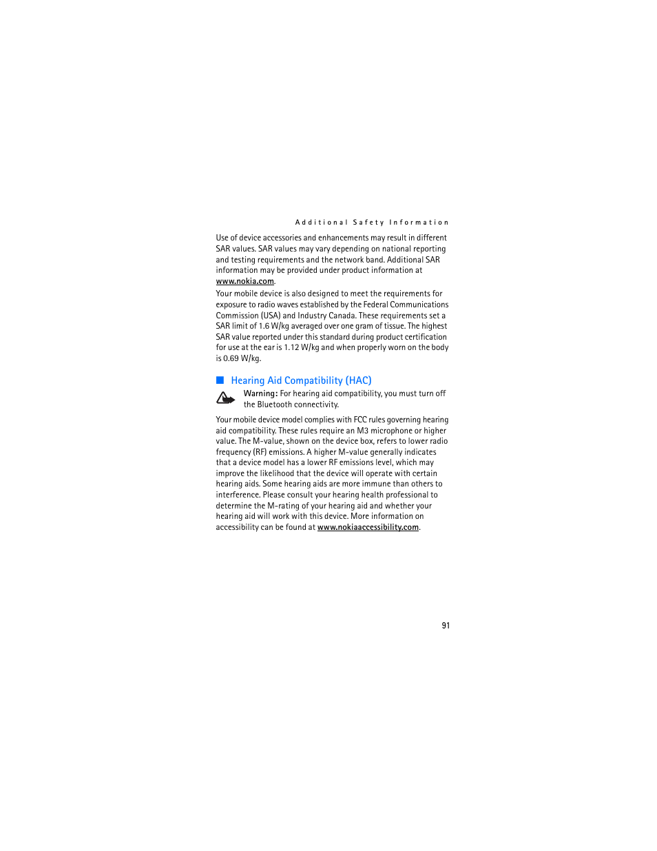 Nokia 2605 User Manual | Page 92 / 101