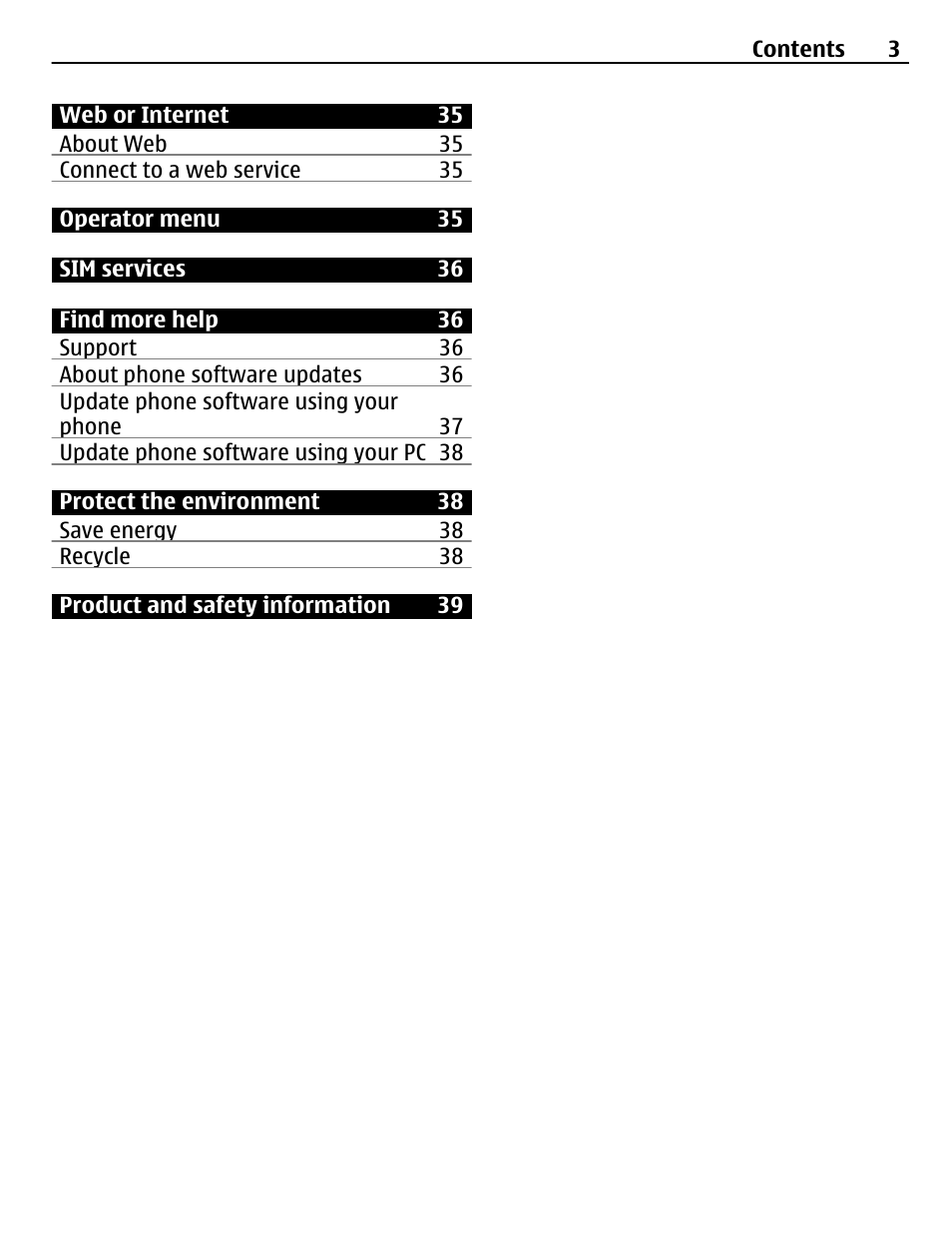 Nokia X2-01 User Manual | Page 3 / 44