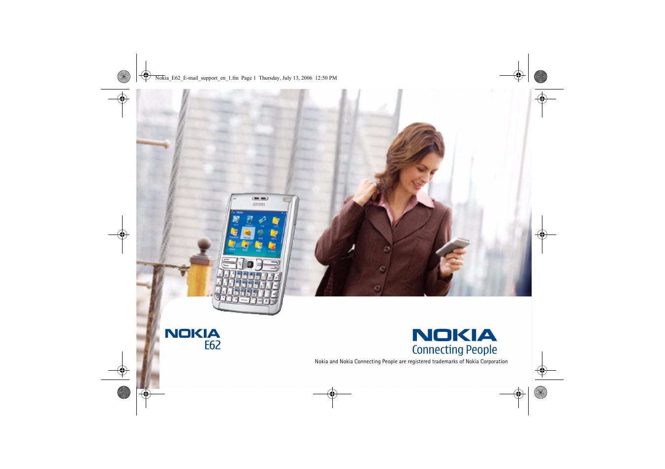 Nokia E62 User Manual | 7 pages