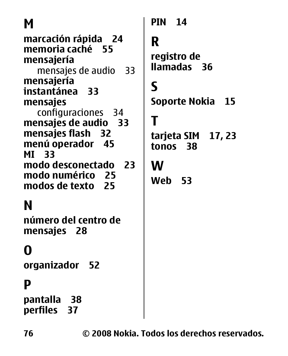 Nokia 2680 slide User Manual | Page 144 / 144