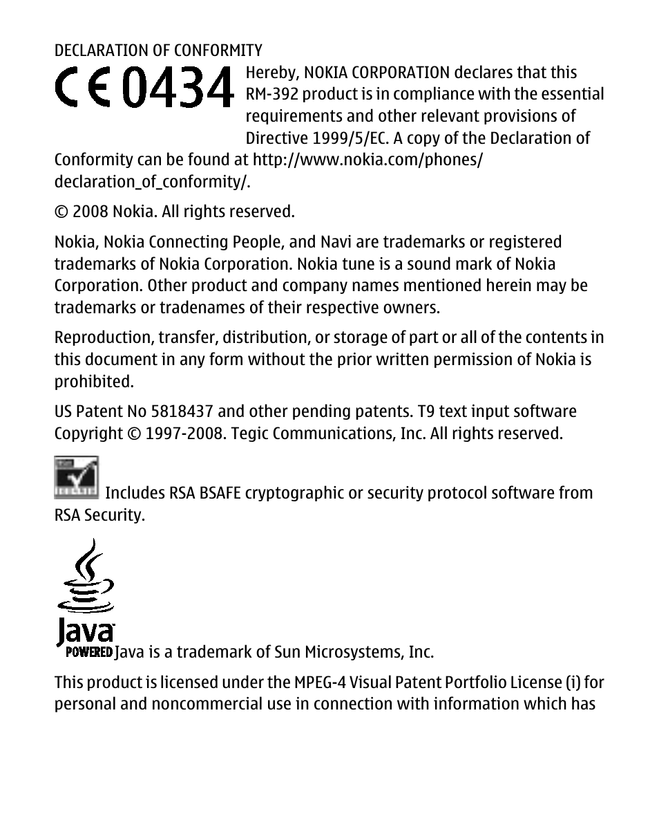 Nokia 2680 slide User Manual | Page 3 / 144