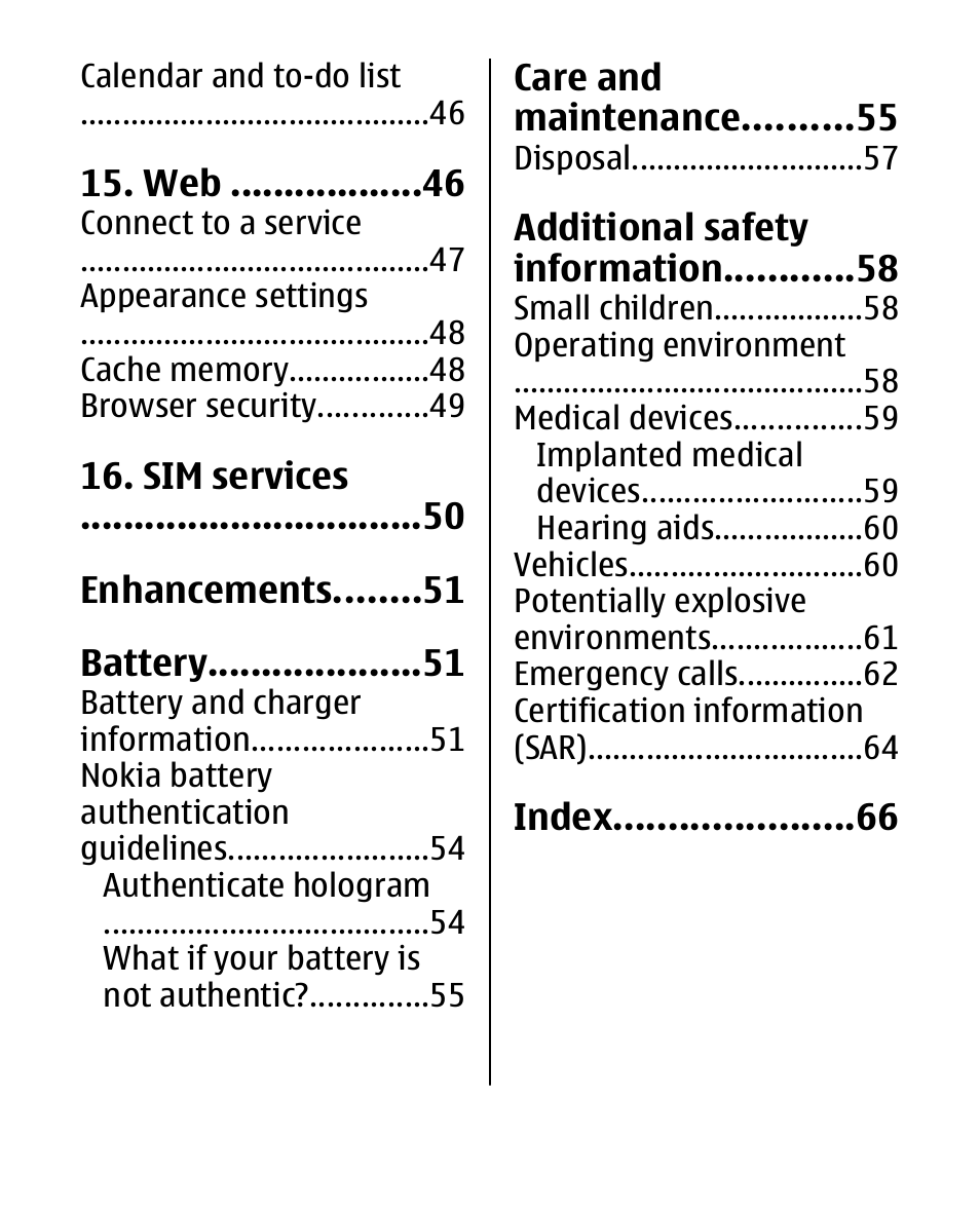 Nokia 2680 slide User Manual | Page 8 / 144