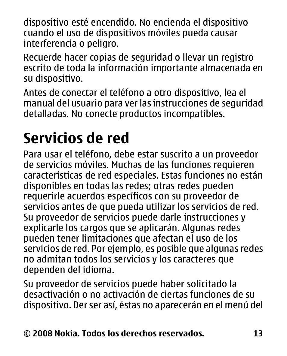 Servicios de red | Nokia 2680 slide User Manual | Page 81 / 144