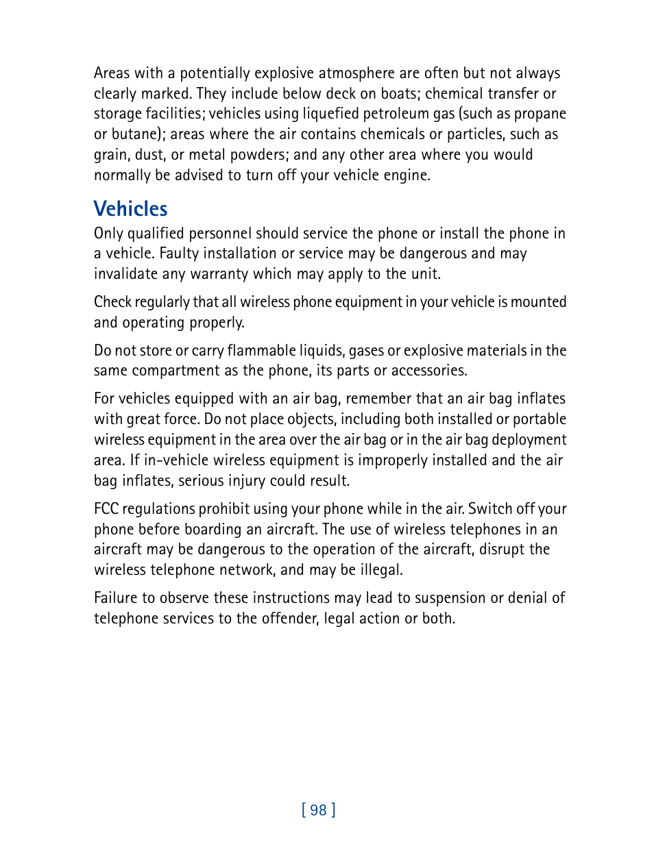 Vehicles | Nokia 1261 User Manual | Page 105 / 145
