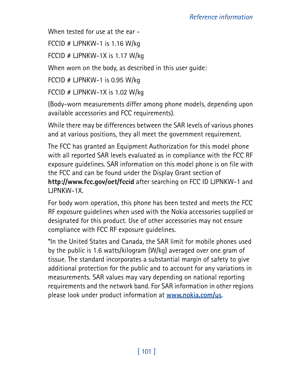 Nokia 1261 User Manual | Page 108 / 145