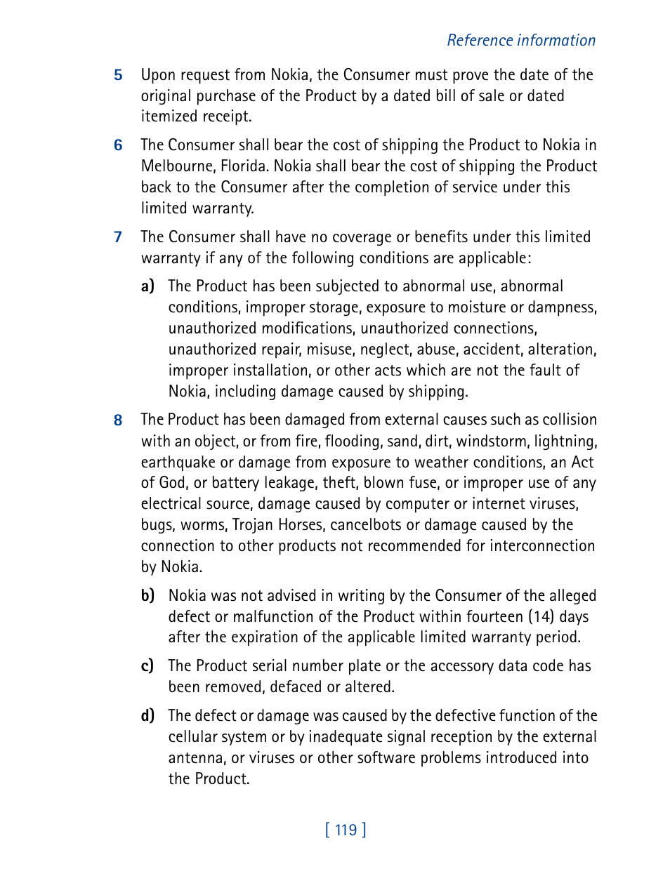 Nokia 1261 User Manual | Page 126 / 145