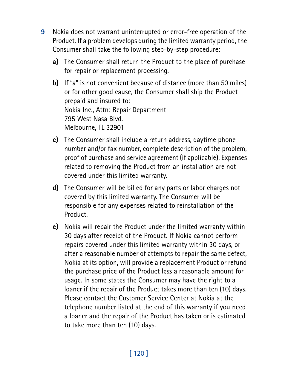 Nokia 1261 User Manual | Page 127 / 145