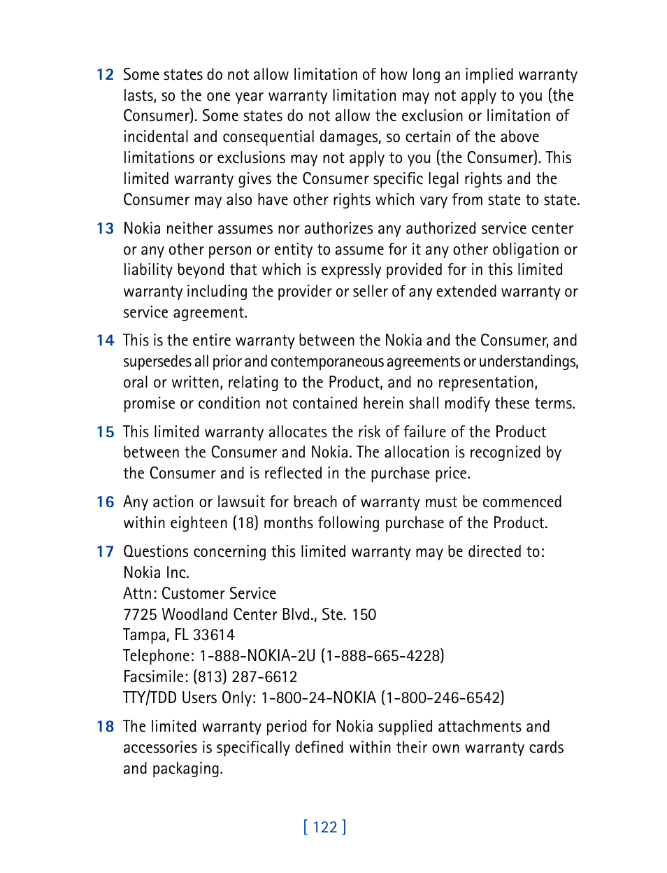 Nokia 1261 User Manual | Page 129 / 145