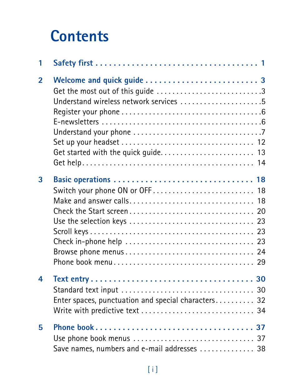 Nokia 1261 User Manual | Page 4 / 145