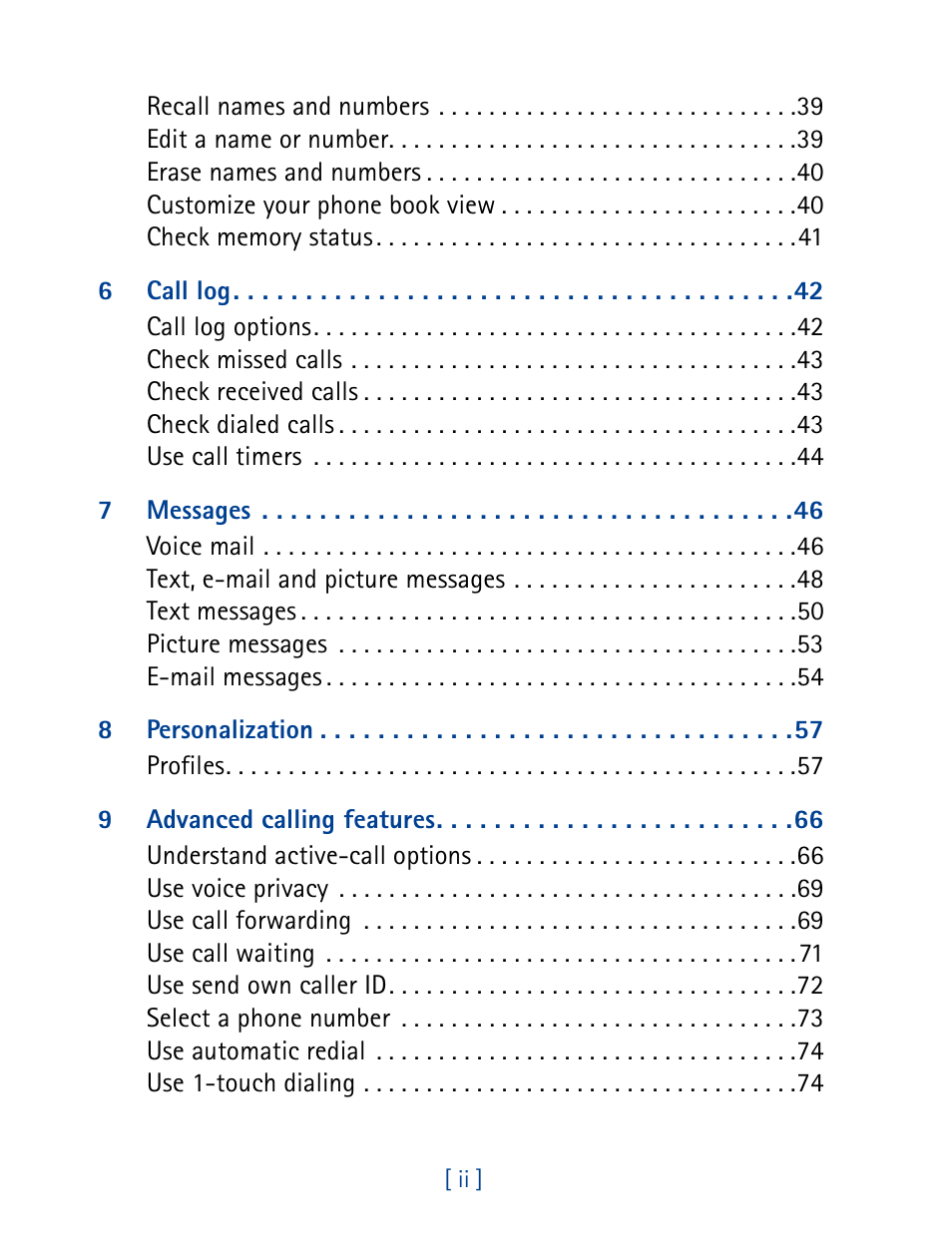 Nokia 1261 User Manual | Page 5 / 145