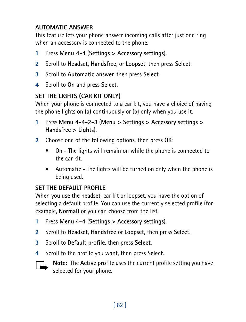 Nokia 1261 User Manual | Page 69 / 145