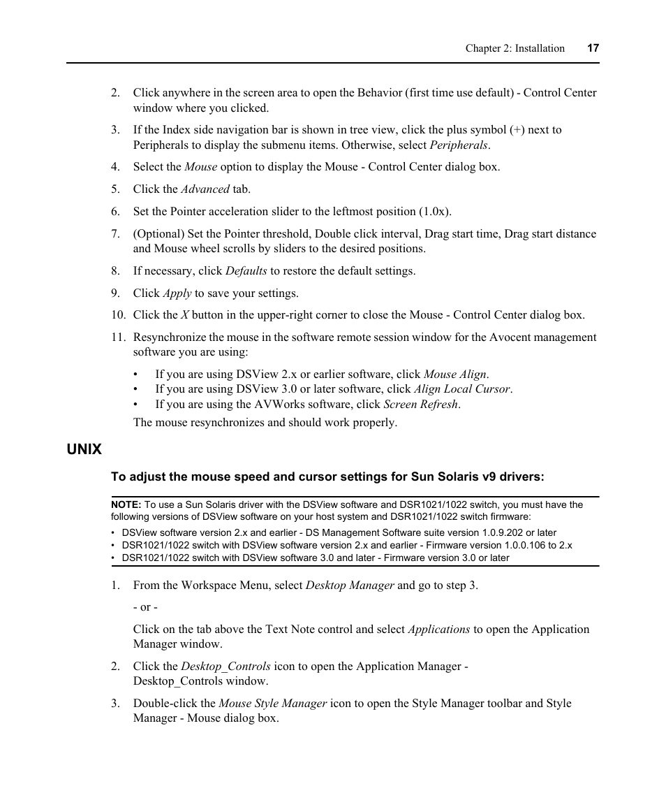 Unix | Avocent DSR 1024 User Manual | Page 29 / 86