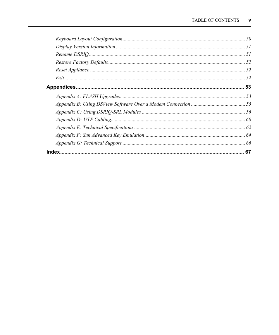 Avocent DSR 1024 User Manual | Page 7 / 86