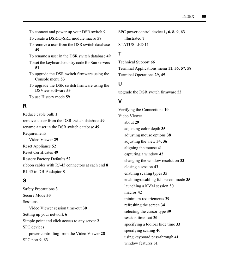 Avocent DSR 1024 User Manual | Page 81 / 86