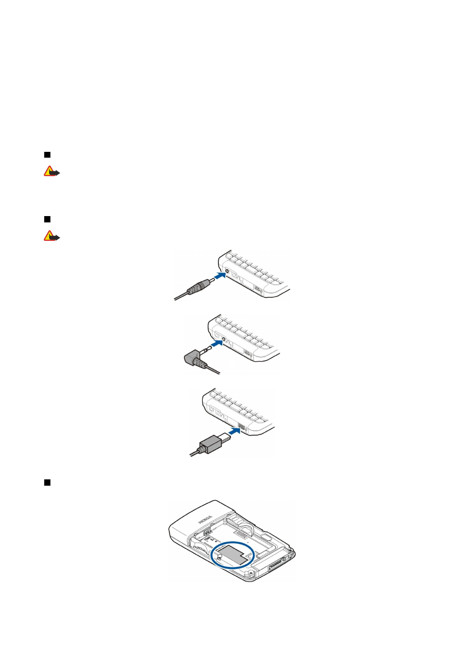 Tutorial, Volume control, Connectors | Type label | Nokia E62 User Manual | Page 17 / 94
