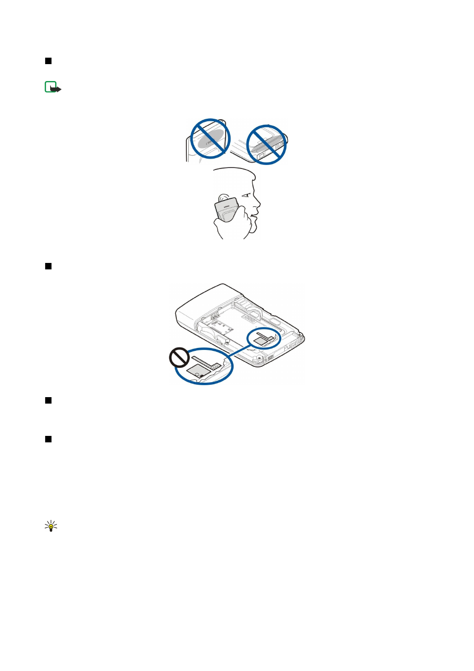 Antennas, Electronic components, About the display | Idle modes, Active idle mode | Nokia E62 User Manual | Page 18 / 94