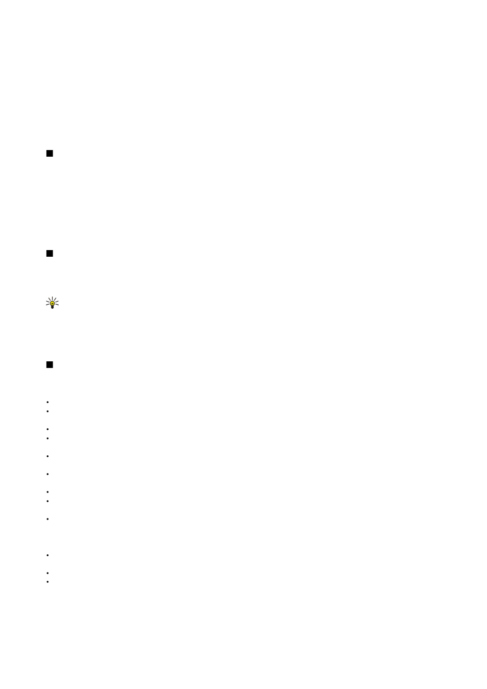 End a connection, Clear the cache, News feeds and blogs | Web settings | Nokia E62 User Manual | Page 48 / 94