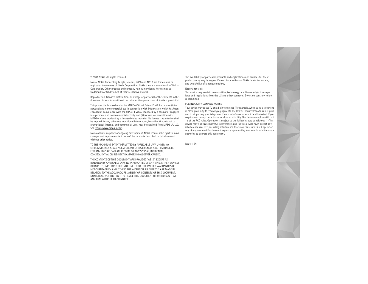 Nokia N810 User Manual | Page 2 / 52