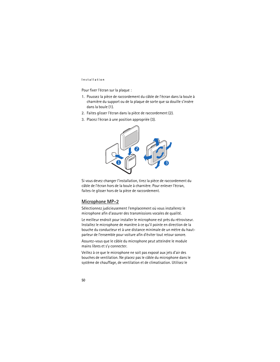 Microphone mp-2 | Nokia Display Car Kit CK-600 User Manual | Page 200 / 206