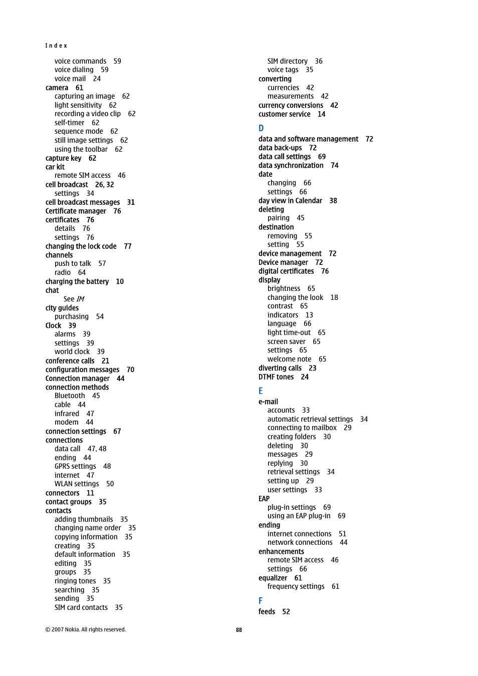 Nokia E90 Communicator User Manual | Page 120 / 125