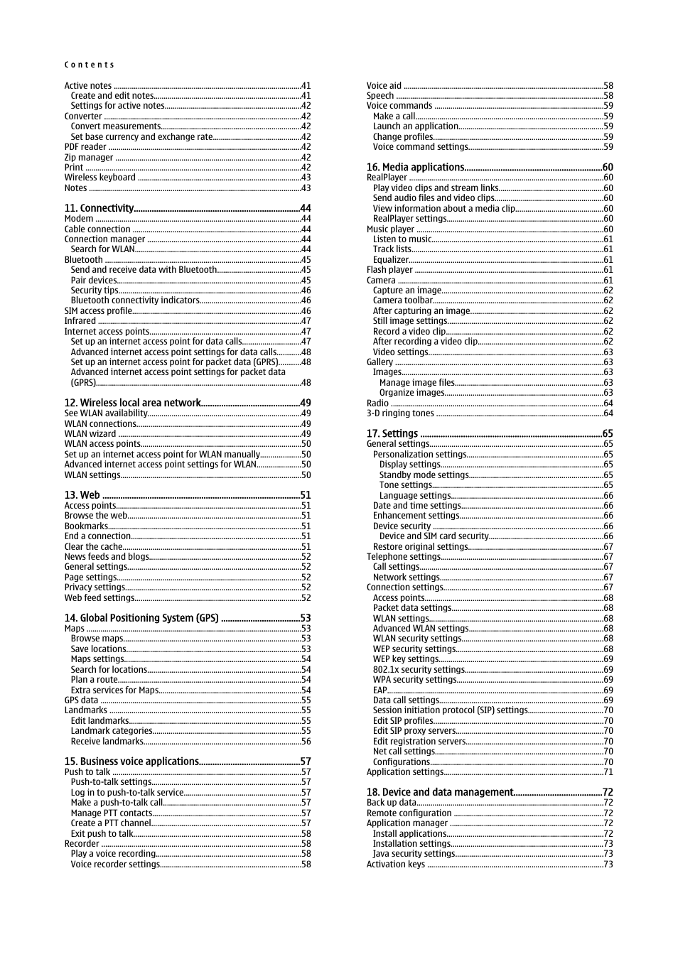 Nokia E90 Communicator User Manual | Page 36 / 125