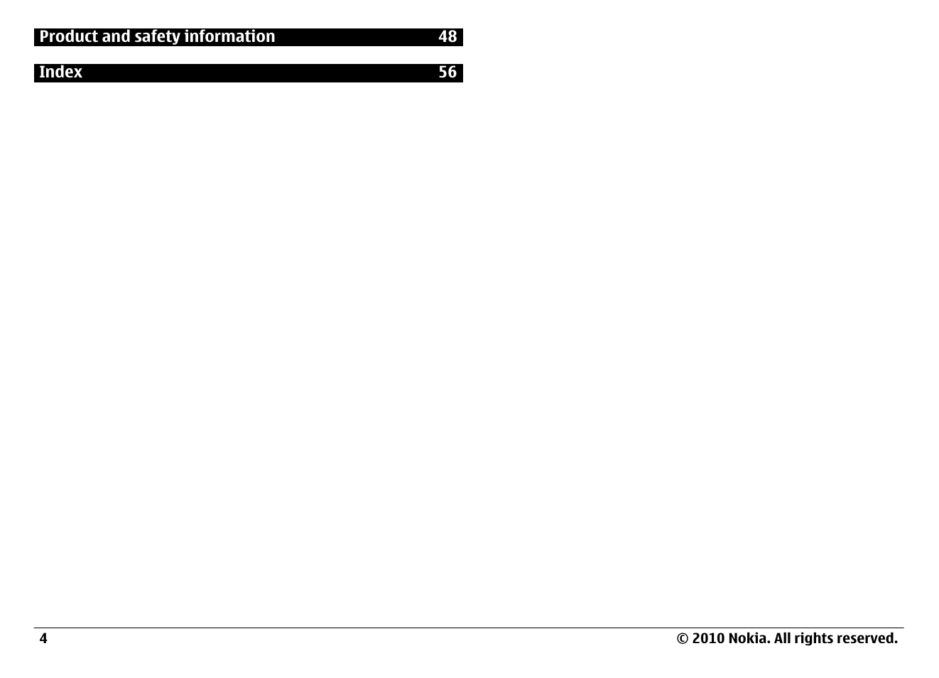 Nokia 6700 Classic User Manual | Page 4 / 57