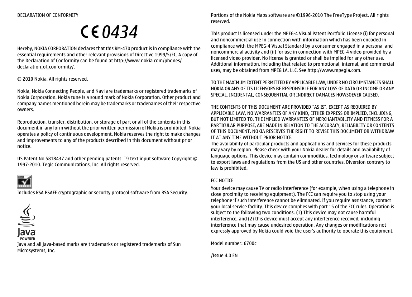 Nokia 6700 Classic User Manual | Page 55 / 57