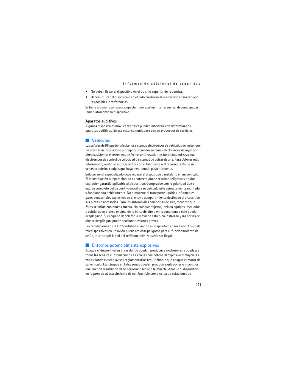 Nokia 6305i User Manual | Page 122 / 137