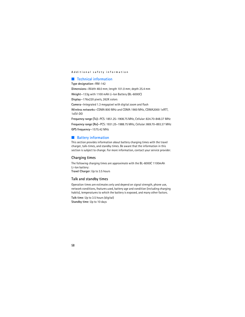 Nokia 6305i User Manual | Page 59 / 137