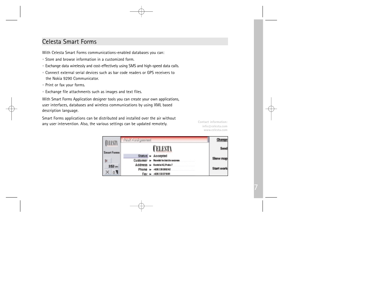 Celesta smart forms | Nokia 9290 User Manual | Page 9 / 16