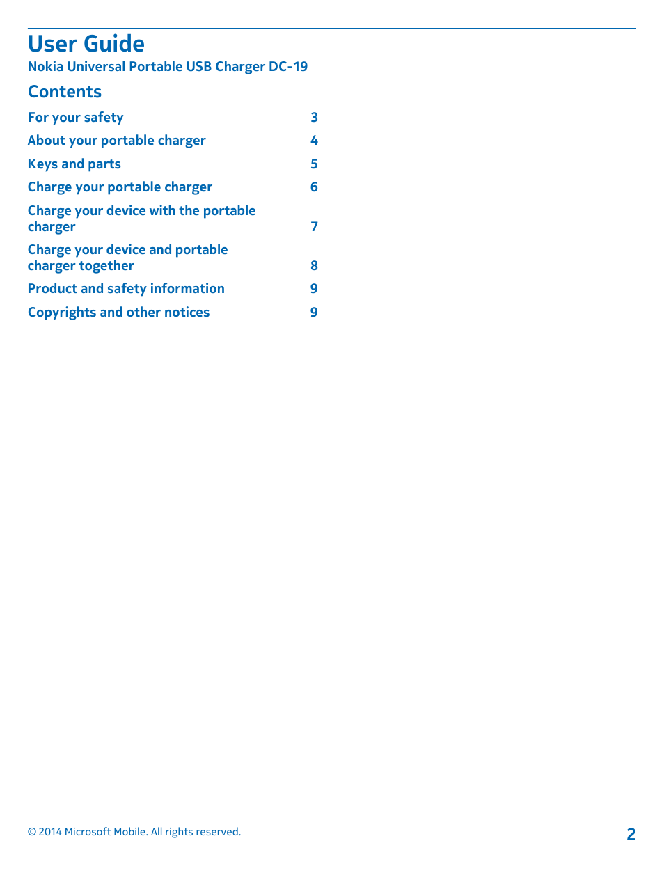 Nokia DC-19 User Manual | Page 2 / 10