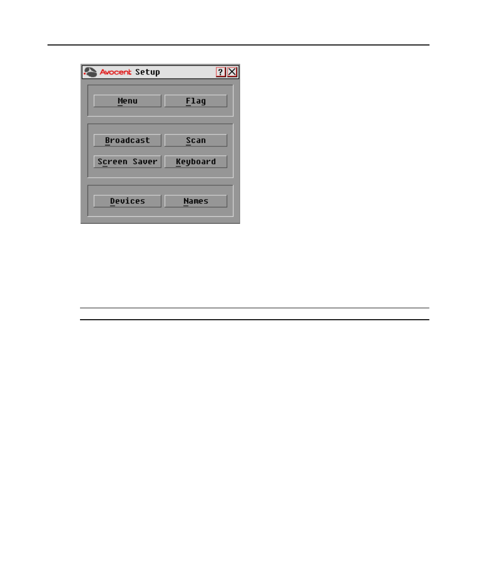 Figure 3.2: setup dialog box, Assigning target device names | Avocent DSR1020 User Manual | Page 28 / 76