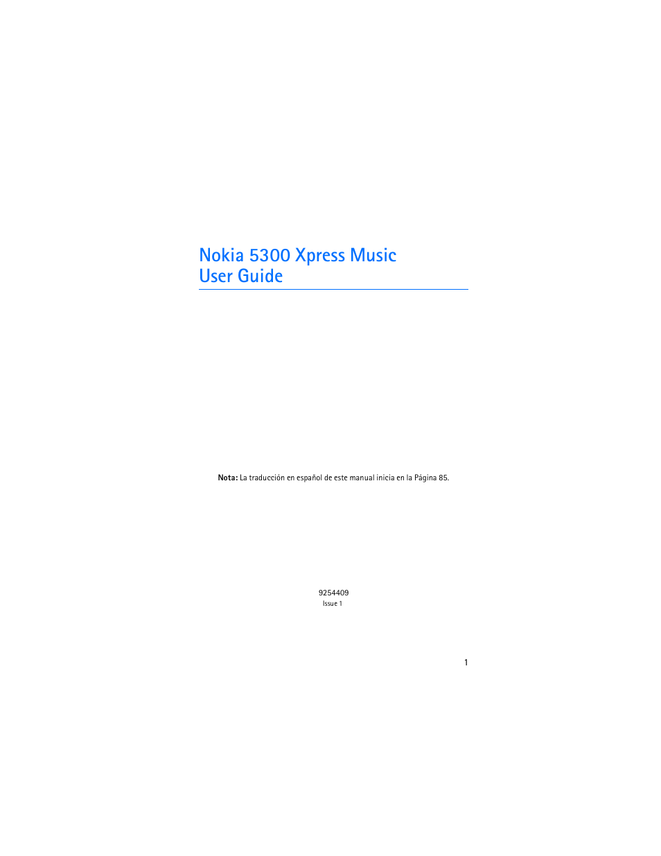 Nokia 5300 xpress music user guide | Nokia 5300 XpressMusic User Manual | Page 2 / 177