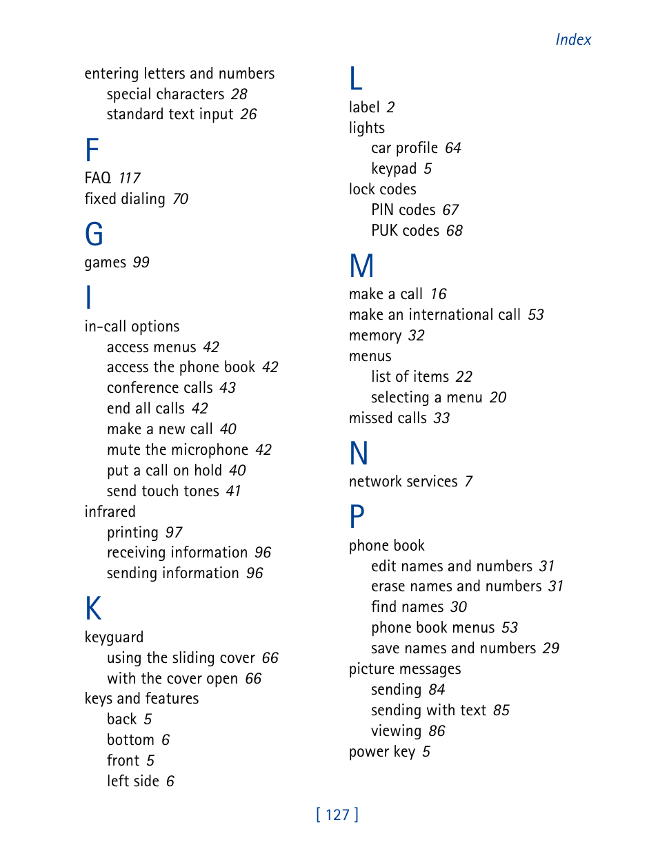 Nokia 8890 User Manual | Page 136 / 141