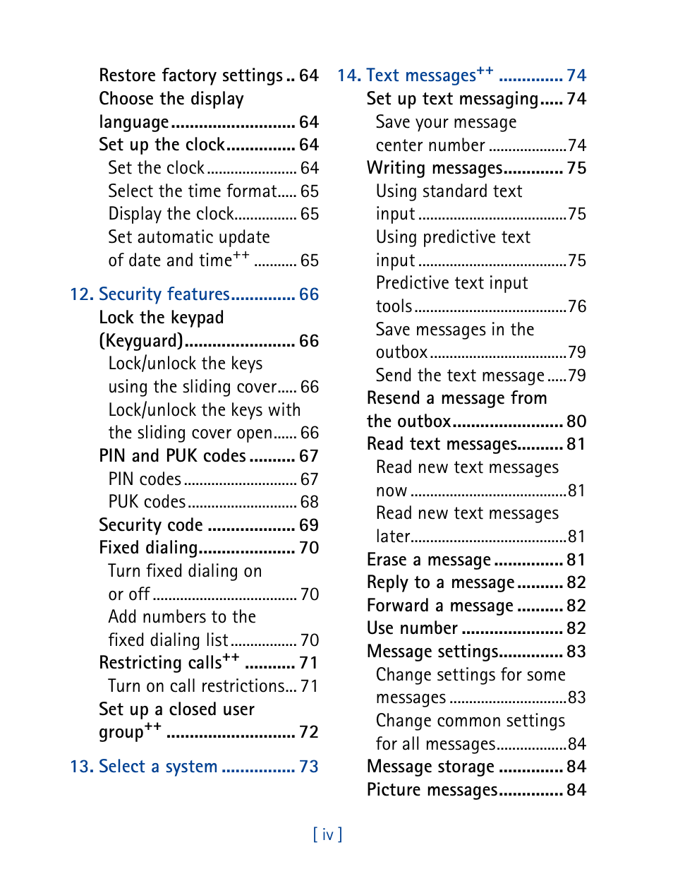 Nokia 8890 User Manual | Page 7 / 141