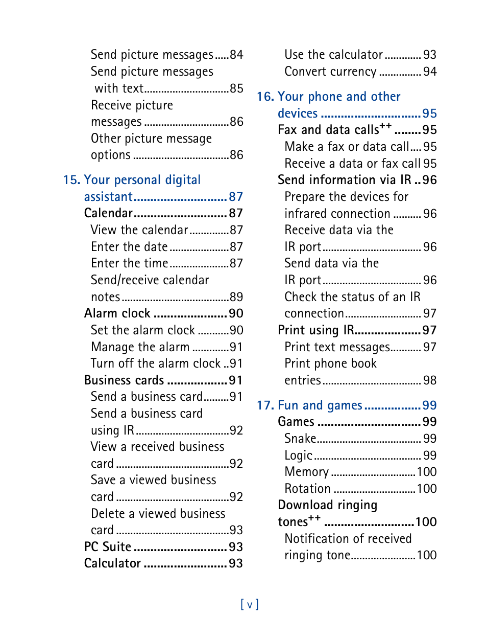 Nokia 8890 User Manual | Page 8 / 141