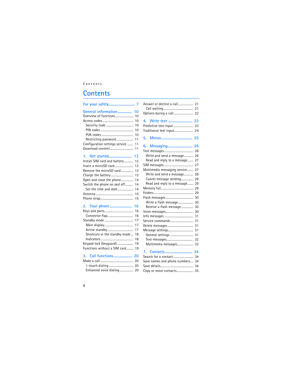 Nokia 6126 User Manual | Page 5 / 185