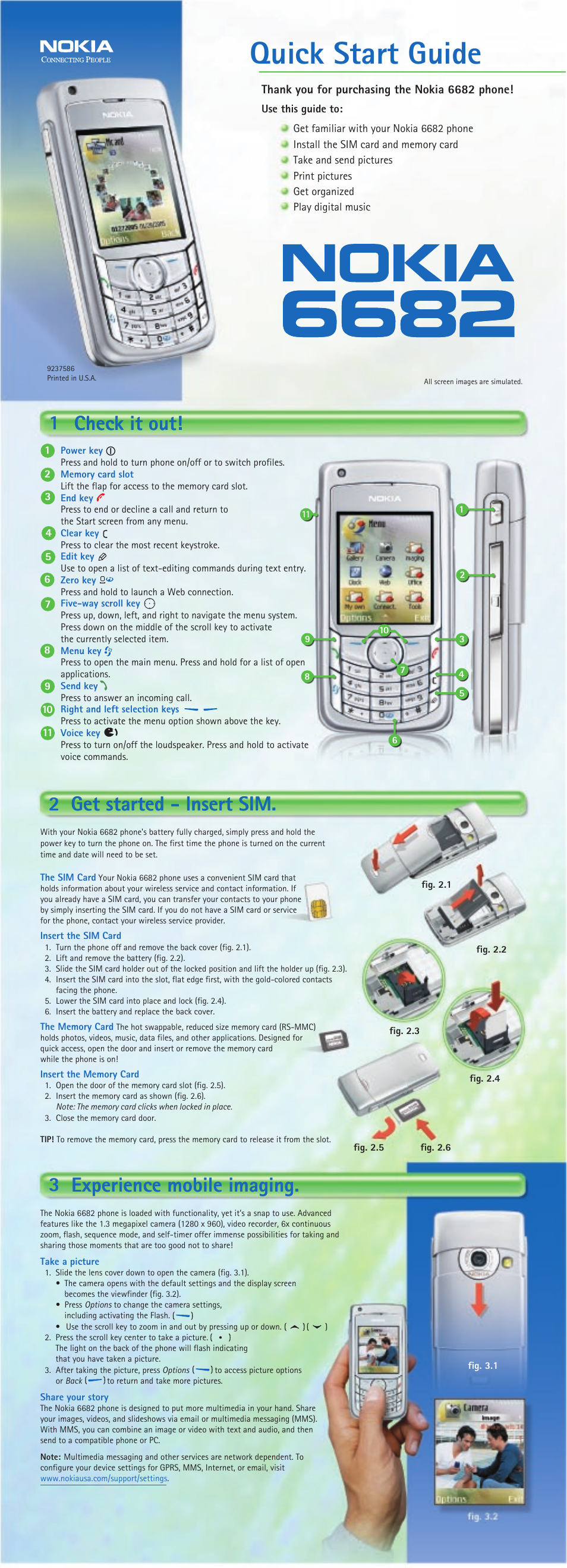 Nokia 6682 User Manual | 2 pages