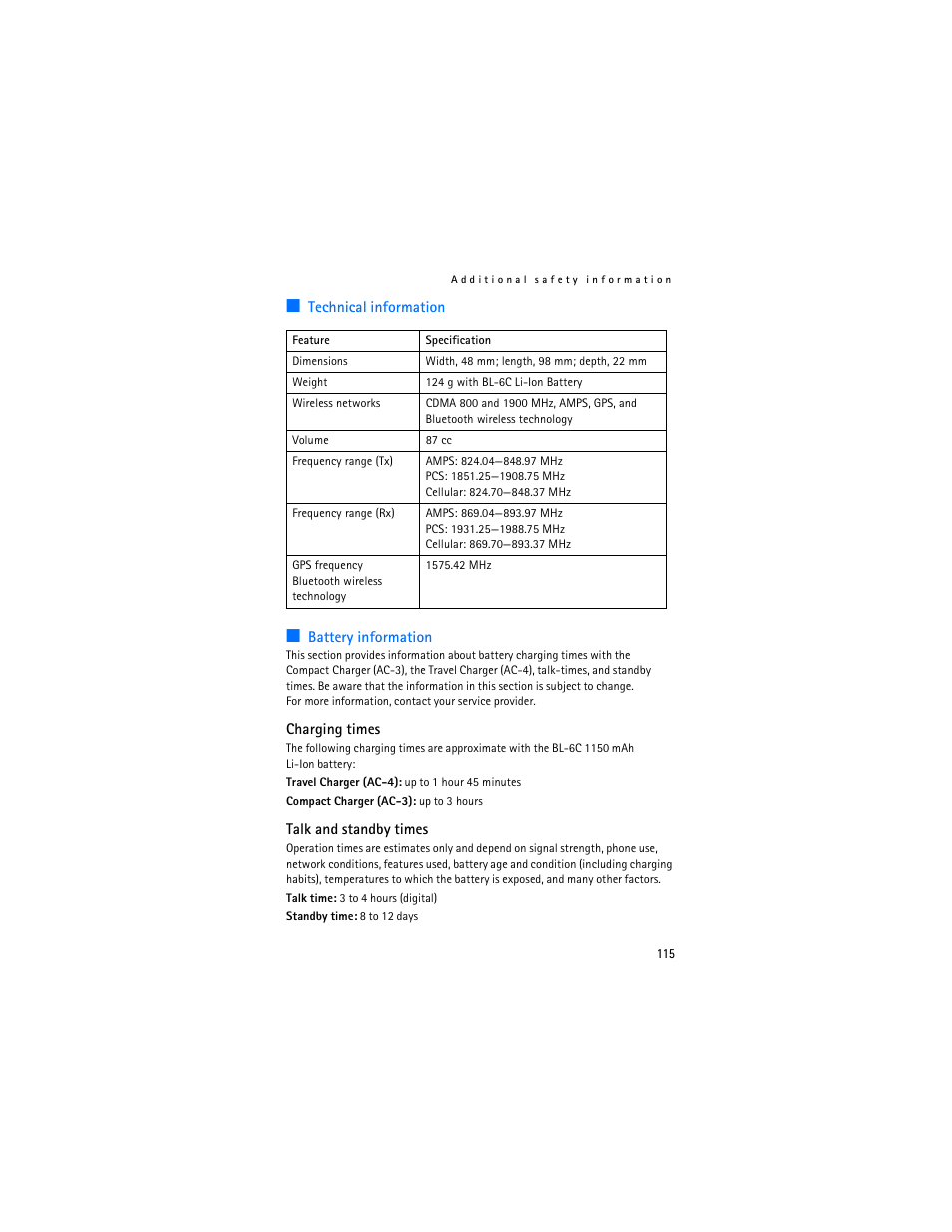 Nokia 6265i User Manual | Page 116 / 257
