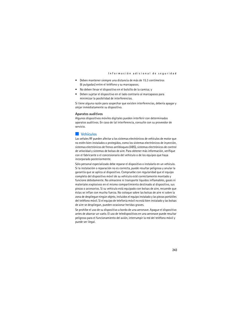 Nokia 6265i User Manual | Page 244 / 257