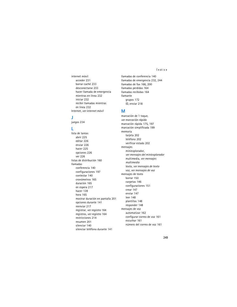 Nokia 6265i User Manual | Page 250 / 257