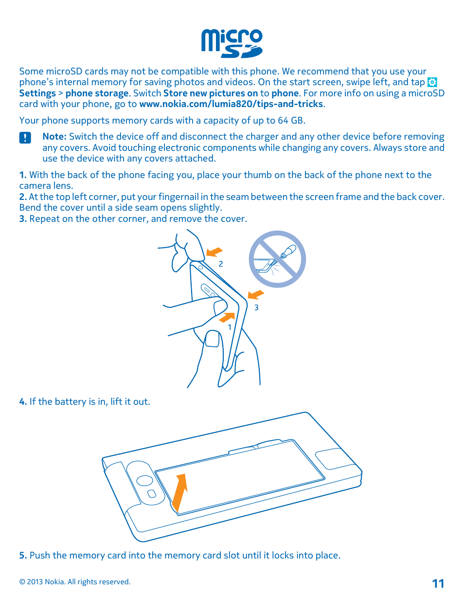 Nokia Lumia 820 User Manual | Page 11 / 121