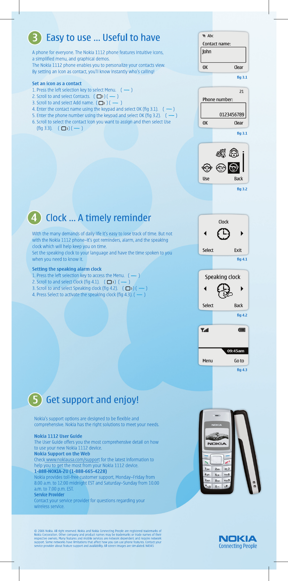 1112_qsg_back.pdf | Nokia 1112 User Manual | Page 2 / 2