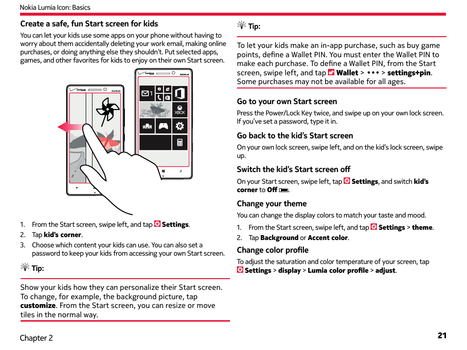 Nokia Lumia Icon User Manual | Page 21 / 102