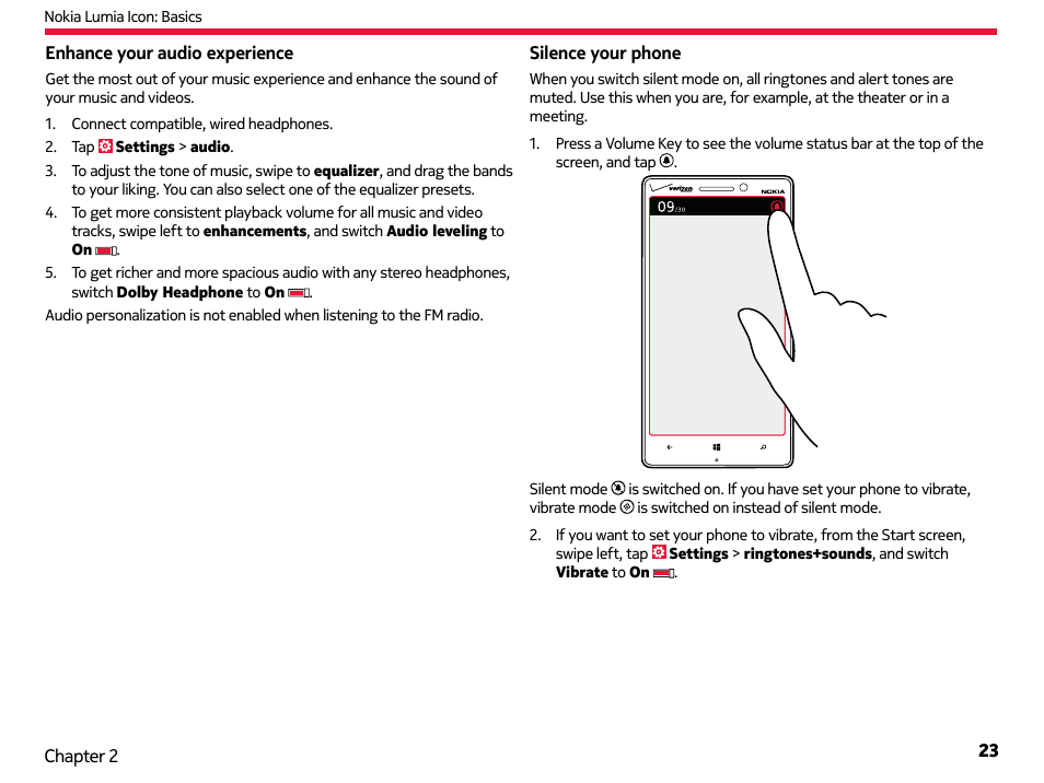 Nokia Lumia Icon User Manual | Page 23 / 102